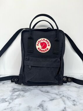 Fjall Raven Mini Kanken Backpack Black Unisex